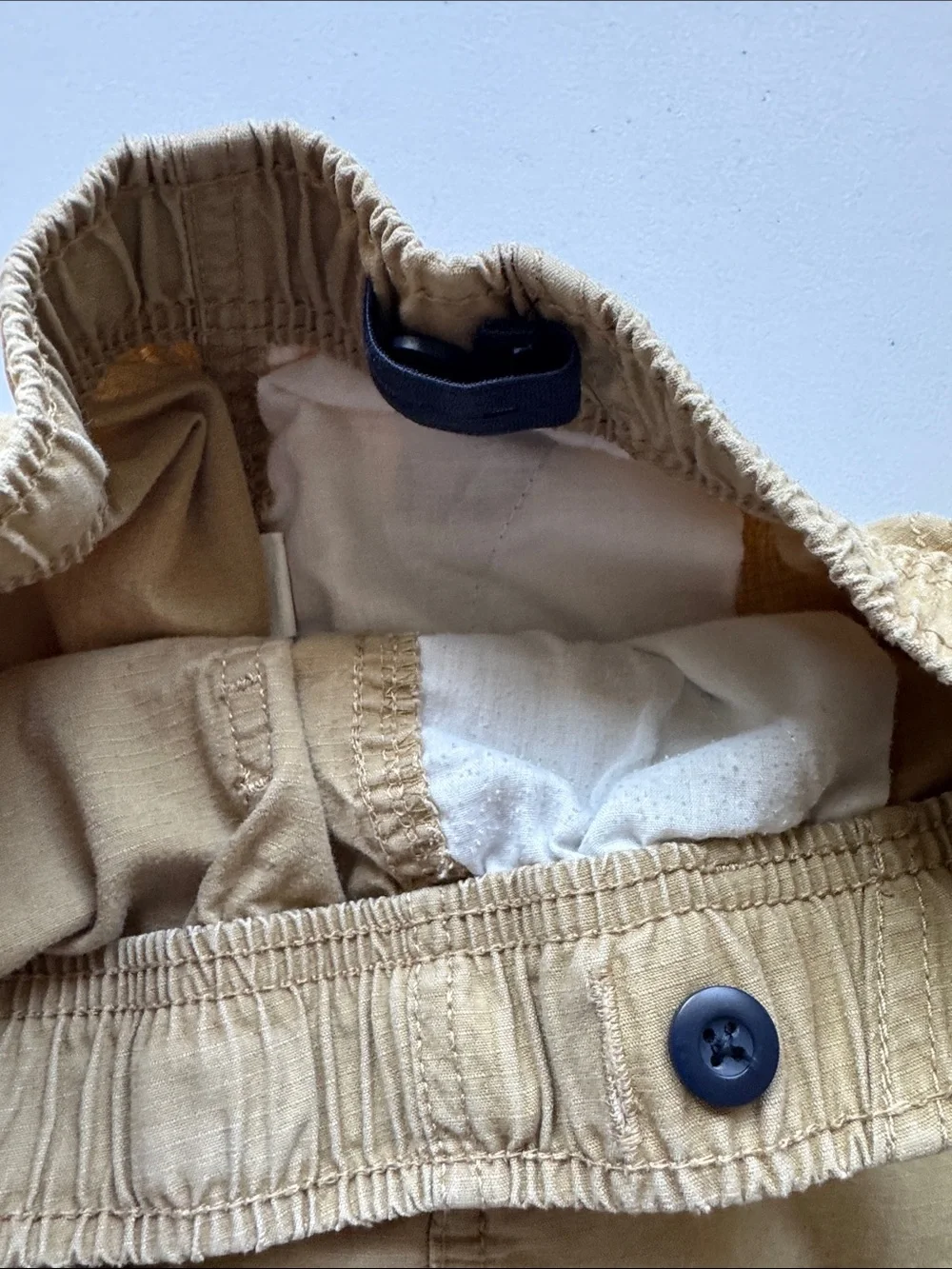 The Children's Place Khaki Cargo Pull-On Shorts